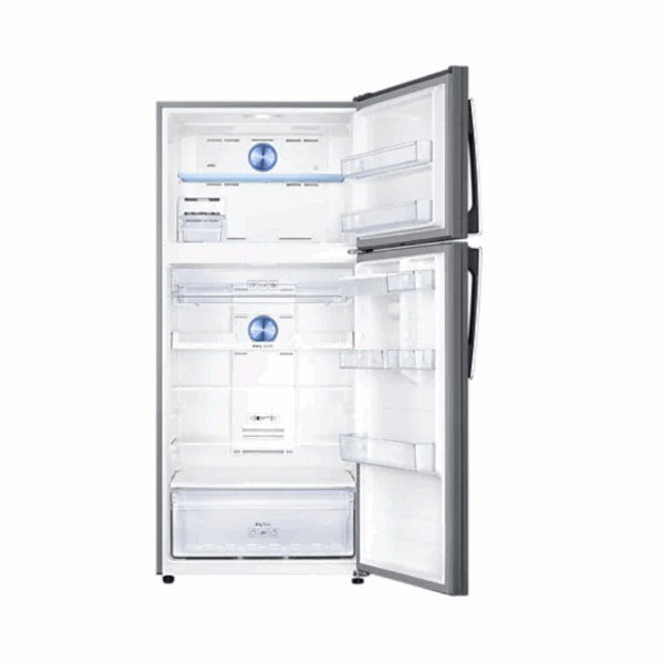 Samsung Refrigerator 506L Double Door, Top Freezer With Twin Cooling Plus, Digital Inverter Technology, Tmf, Dit, Multiflow Cooling, Led Lighting, Silver Rt64K6541Sl/Rt50Kk6541Sl