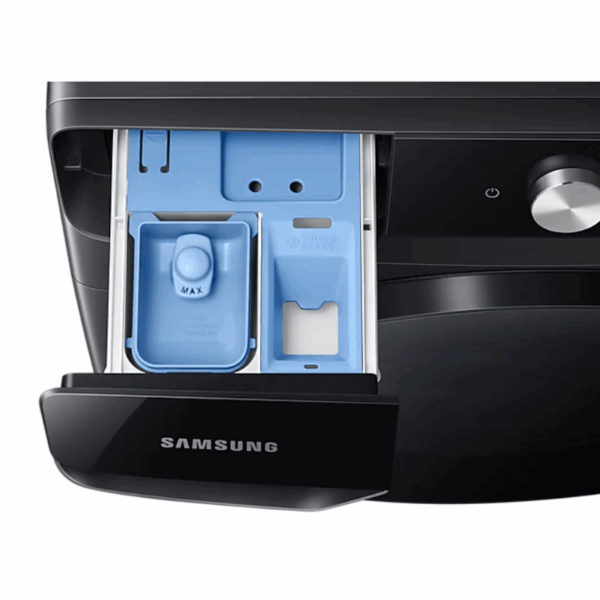 Samsung Washing Machine 21Kg Dryer 12Kg Digital Inverter, Front Load, Eco Bubble, Ai Control, Auto Dispense, Hygiene Steam, Vrt Plus, Black Wd21T6300Gv/Nq