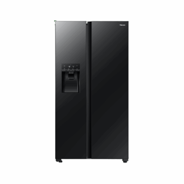 Hisense Refrigerator 535L Side By Side Door, Water Dispenser &Amp; Ice Maker With Inverter Technology H700Smi-Idl