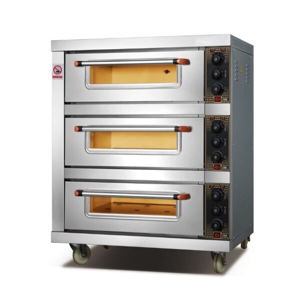 Commercial Electric Baking Oven 3 Door 6 Tray Heo-36