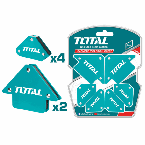Total Magnetic Welding Holder 6Pcs Tamwh6002