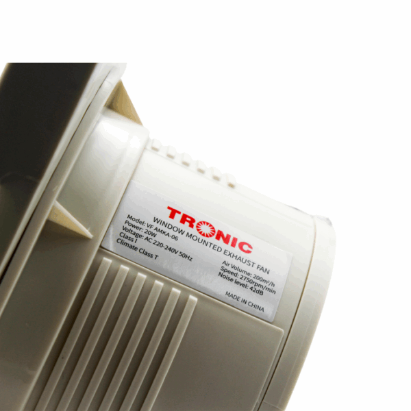 Tronic Window Mounted Ventilation Fan 6 Inch