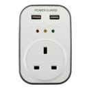 Tronic Power Guard with 2 USB Ports 13Amps