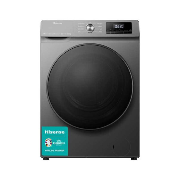 Hisense Washing Machine 8Kg &Amp; Dryer 5Kg Smart Wi-Fi Connectlife App Inverter Jet Titanium Grey Wd3Q8043Bt