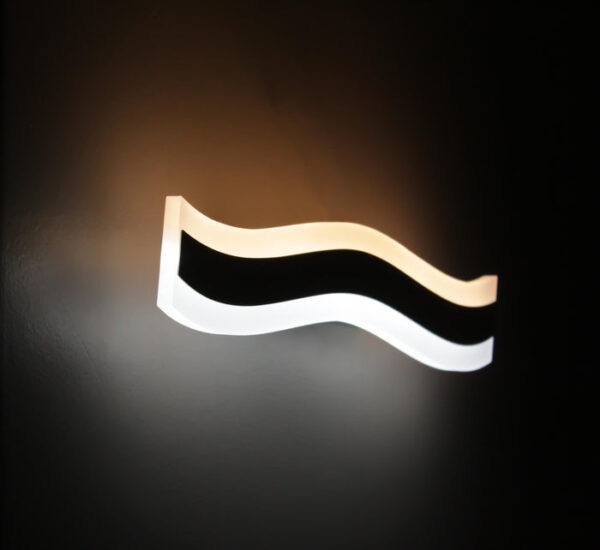 Tronic Wavy 2 Colour Led Wall Light