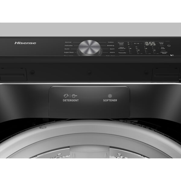 Hisense Washing Machine 20Kg Top Load, Mega Capacity, Aqua Preserve, Smart Fuzzy, Direct Drive Inverter Wt5T2025Db