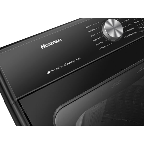 Hisense Washing Machine 20Kg Top Load, Mega Capacity, Aqua Preserve, Smart Fuzzy, Direct Drive Inverter Wt5T2025Db