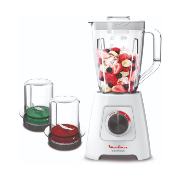 Moulinex Blendforce 2 Blender 1.5L With Grinder &Amp; Mill 600W Lm423127