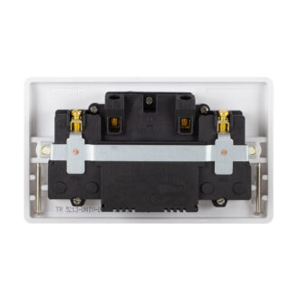 Tronic Universal Switch Socket Twin With 2 X Usb