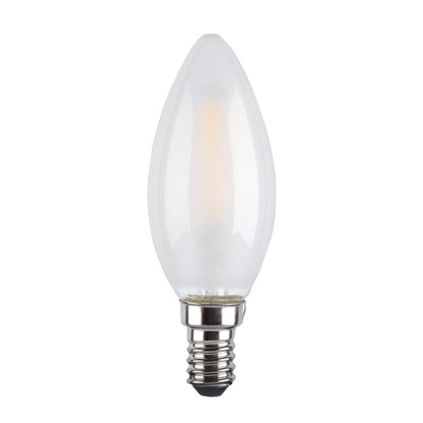 Tronic 4 Watts Candle Frosted Filament Led Warm White E14 (Small Screw) Bulb
