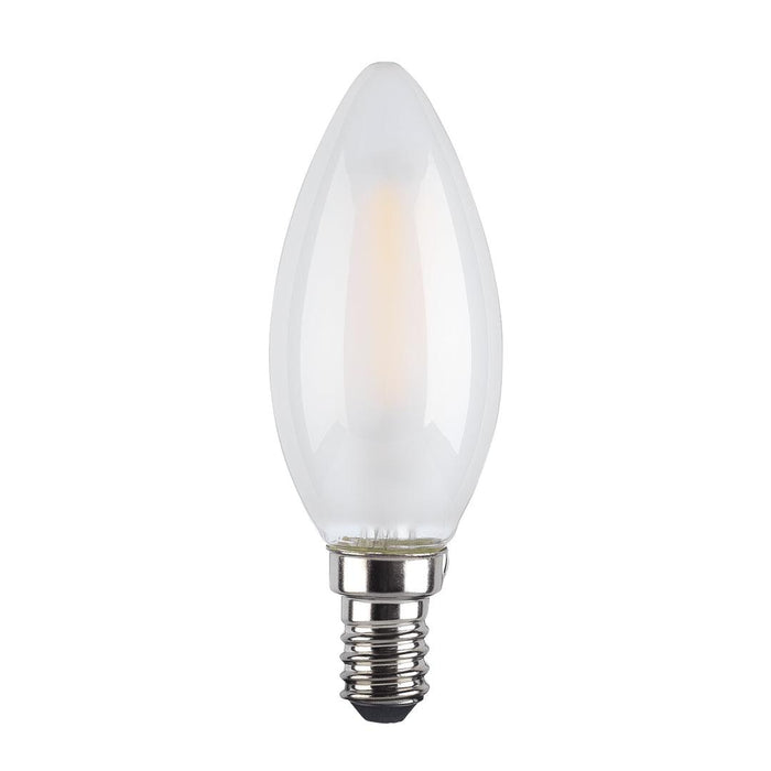 Tronic 4 Watts Candle Frosted Filament Led Warm White E14 (Small Screw) Bulb