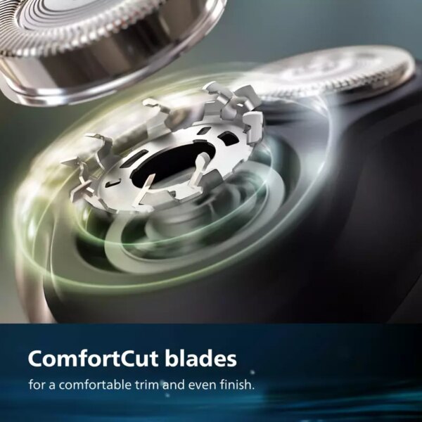 Philips Electric Cordless Shaver, Comfortcut Blades, Anti-Corrosion Shaving System, 3D Floating Heads, Shave Wet &Amp; Dry 3000X Series X3063