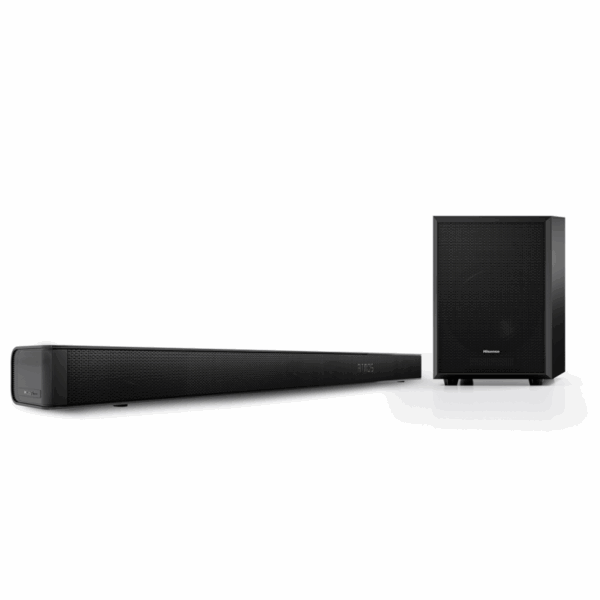 Hisense Sound Bar 3.1Ch 280W Bluetooth, Dolby Digital, Dolby Atoms, Remote Control With Wireless 6.5&Quot; Subwoofer Usb/Mp3/Flac Ax3100G