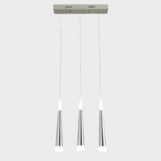 Tronic Acrylic Modern 3 LED Hanging Light