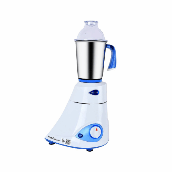Preethi Blue Leaf Platinum Mixer Grinder 750W With 3 Stainless Steel Jars, 3 Speed &Amp; Pulse, Overload Protector, Extractor Filter Mg139/09