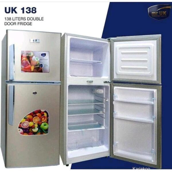 Mr Uk Fridge Uk 138 Silver (138L)   Tanzania