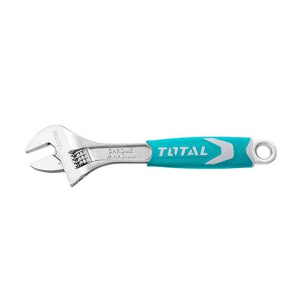 Total Adjustable Wrench 8” With Total Style Handle Tht101086