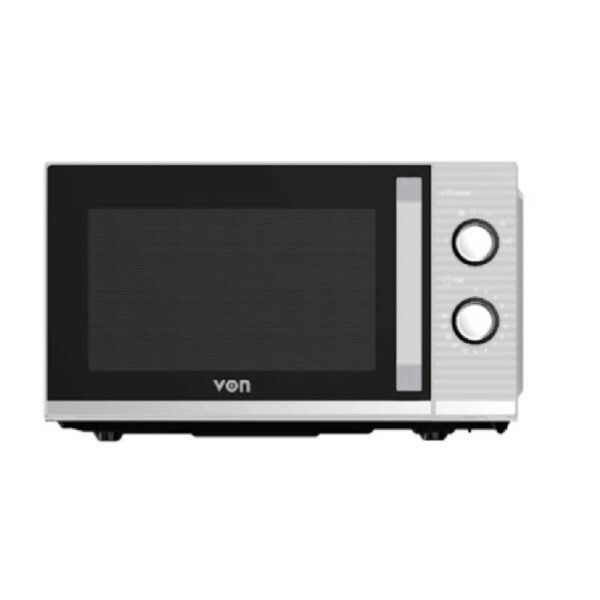 Von Mechanical Microwave Oven 20L, Silver Solo Vams-22Mgx