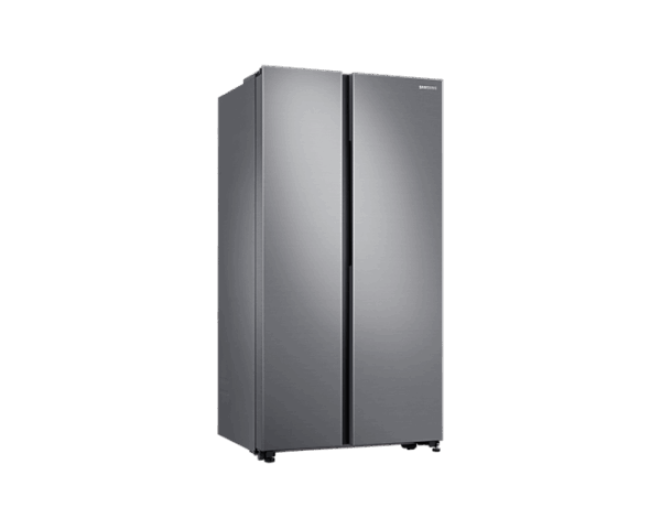 Samsung Refrigerator 655L With Sleek &Amp; Seamless Design, Digital Inverter, Side By Side Door, Spacemax, Flexzone, Dit, Metal Cooling Silver Rs62R5005M9