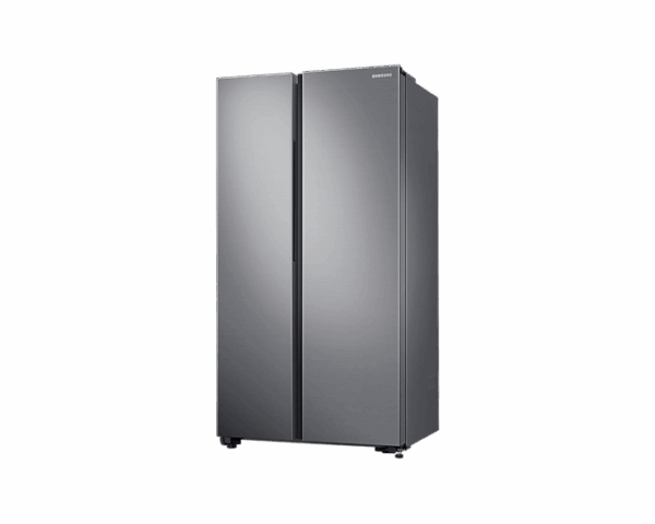 Samsung Refrigerator 655L With Sleek &Amp; Seamless Design, Digital Inverter, Side By Side Door, Spacemax, Flexzone, Dit, Metal Cooling Silver Rs62R5005M9