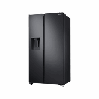 Samsung Refrigerator 635L with Sleek & Seamless Design, Side by Side, Digital Inverter, SpaceMax, Non-plumb Dispenser, Auto Ice Maker, Deodorizing Filter Black RS64R5311B4