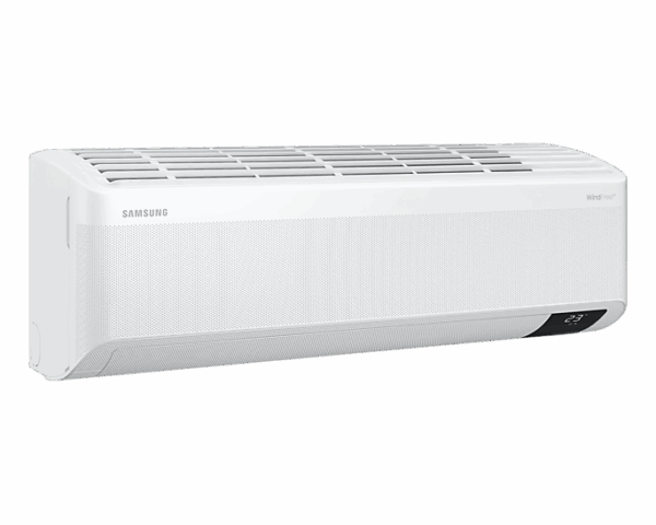 Samsung Wall Split Premium Air Conditioner 18000Btu, Inverter, Triple Protector, Windfree, Led Display With Piping Kit, Wi-Fi Ar18Bveamwk/Af