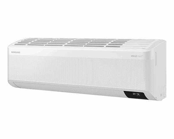 Samsung Wall Split Premium Air Conditioner 18000Btu, Inverter, Triple Protector, Windfree, Led Display With Piping Kit, Wi-Fi Ar18Bveamwk/Af