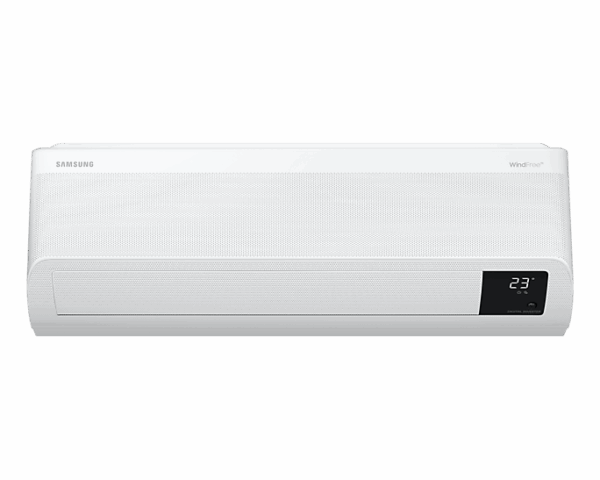 Samsung Wall Split Premium Air Conditioner 18000Btu, Inverter, Triple Protector, Windfree, Led Display With Piping Kit, Wi-Fi Ar18Bveamwk/Af