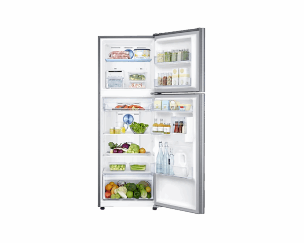 Samsung Refrigerator 322L Digital Inverter, Top Freezer, Twin Cooling Plus, Tmf, Dit, Air Hygienically, Led Lighting, Inox Rt40K5552S8/Rt32K5552S8
