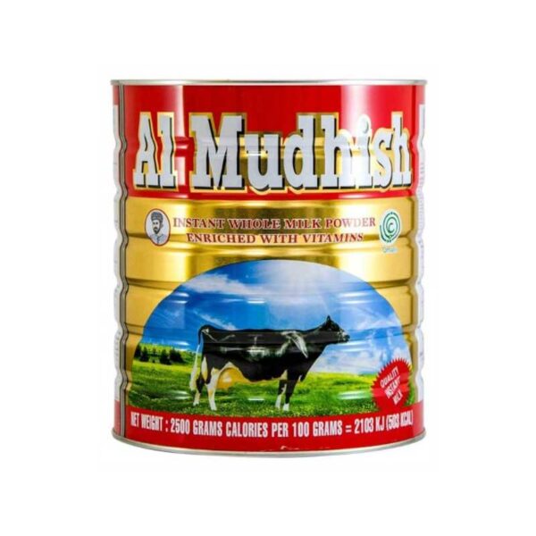 Al Mudhish Instant Milk Powder 2.5Kg Pack Of 6