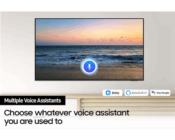 Samsung 55&Quot; Led 4K Crystal Uhd Smart Tv, Air Slim Design, Motion Xcelerator, Hdr, Q-Symphony, Pc On Tv 55Au8000