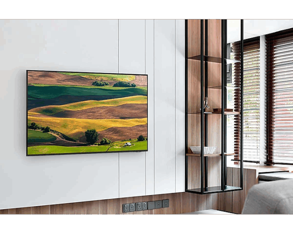 Samsung 55&Quot; Led 4K Crystal Uhd Smart Tv, Air Slim Design, Motion Xcelerator, Hdr, Q-Symphony, Pc On Tv 55Au8000