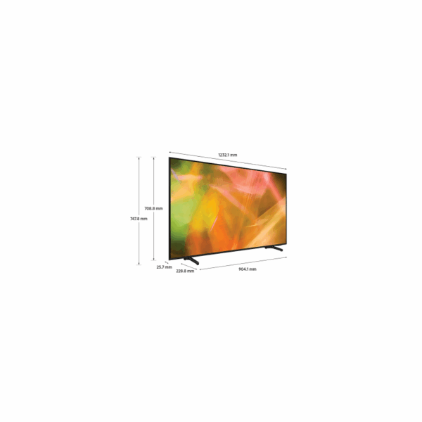 Samsung 55&Quot; Led 4K Crystal Uhd Smart Tv, Air Slim Design, Motion Xcelerator, Hdr, Q-Symphony, Pc On Tv 55Au8000