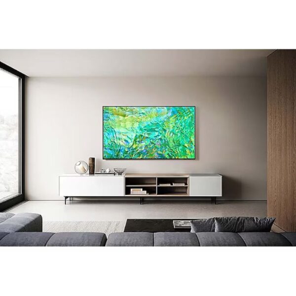 Samsung 85&Quot; Crystal Uhd 4K Smart Tv Series Cu8000 With Air Slim Design, Ots Lite, Smart Hub, Q-Symphony, Motion Xcelerator, Solarcell Remote 85Cu8000