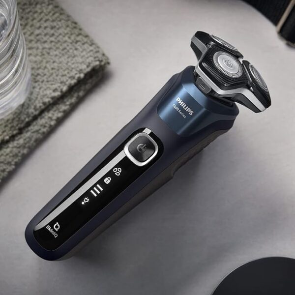 Philips Rechargable Touch Shaver Wet &Amp; Dry, Skiniq Technology, Close-Cut And 360° Flex Shaving Heads, Li-Ion Battery, 60Min Run Time On 1Hr Charge S5885