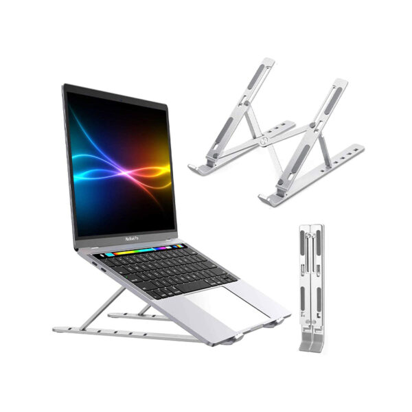 Generic Laptop Stand 6 Adjustable Height Aluminum Alloy Foldable Az-7