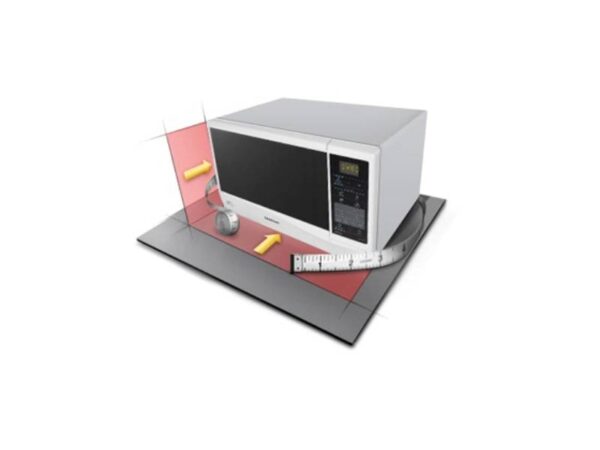 Samsung Microwave Oven 20L 1150W Solo, 7 Power Levels, Manual, Slim Exterior, Push Button, Ceramic Enamel Cavity, White Me711K