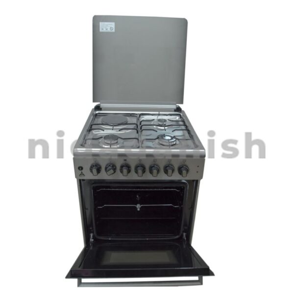 Delta Cookers 60X60 Electric Oven &Amp; Grill 3Gas &Amp; 1Elec Burner Inox Dgc-6031.I