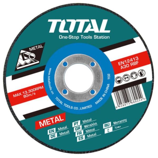 Total Abrasive Cutting Disc 7” For Metal Tac2211802