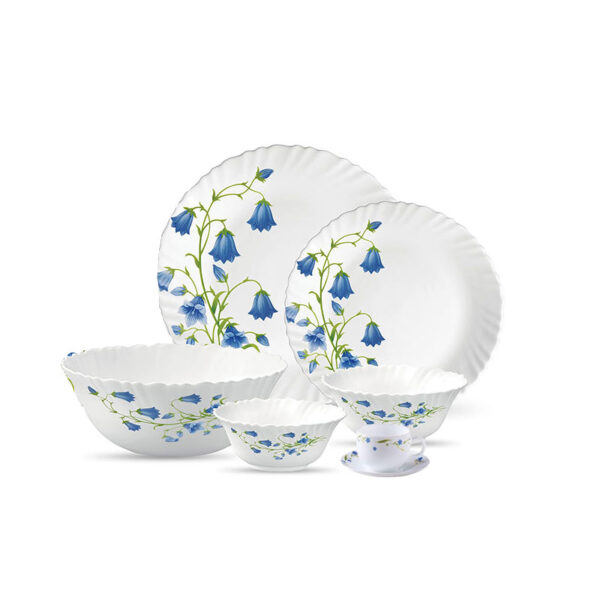 La Opala Dinner Set Blue Bells Classique 20 Pieces Lb020
