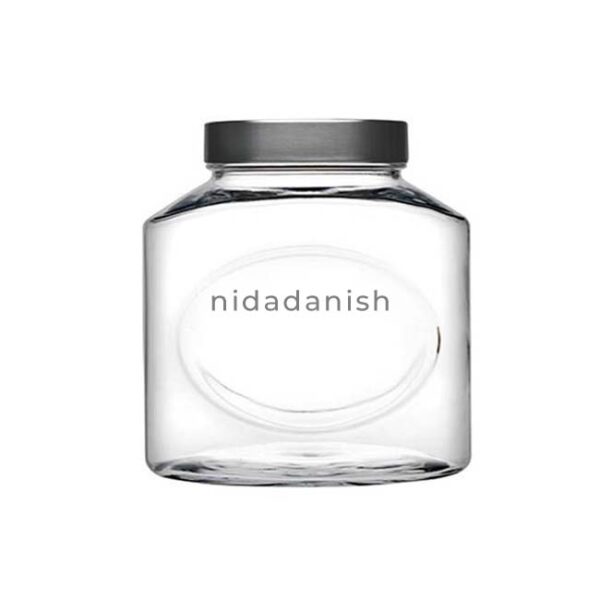 Pasabahce Elips Jar With Metal Lid 1500Cc 80387