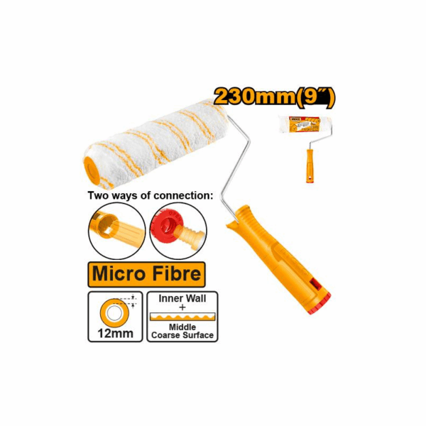 Ingco Cylinder Brush 230Mm/9&Quot; Inner Wall Acrylic Hrht282302