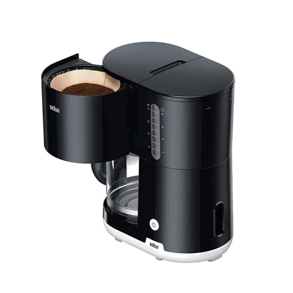 Braun Coffee Maker Breakfast 1, 1000W Black Aromacafe Optibrew System Automatic Shut Off Coffee Maker For Up To 10 Cups Kf101Ai