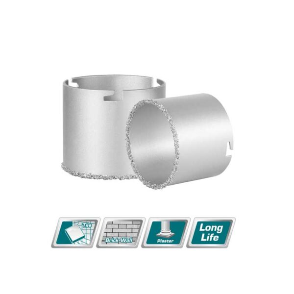 Total Hole Saw 83Mm Carbide Gritted Tac440831