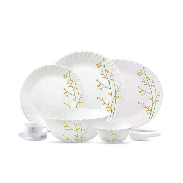 La Opala Dinner Set Citron Weave Classique 38 Pieces Lw038