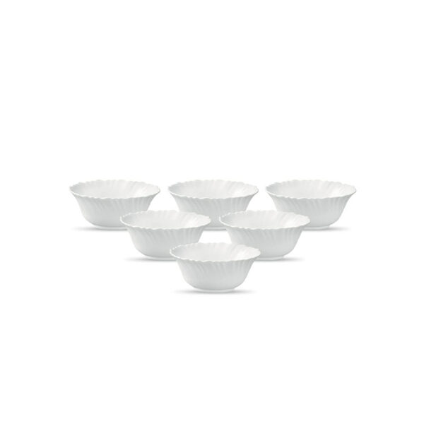 La Opala Soup Bowl 6Pcs Classique White 125Mm/6Cm Lc125