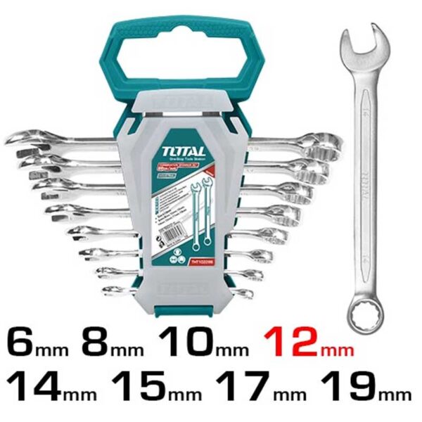 Total Combination Spanner Set 8Pcs Tht102286
