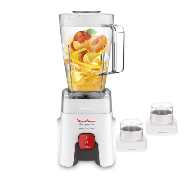 Moulinex Genuine Blender 1.75L With 2 Mills 500W Lm242B27 France