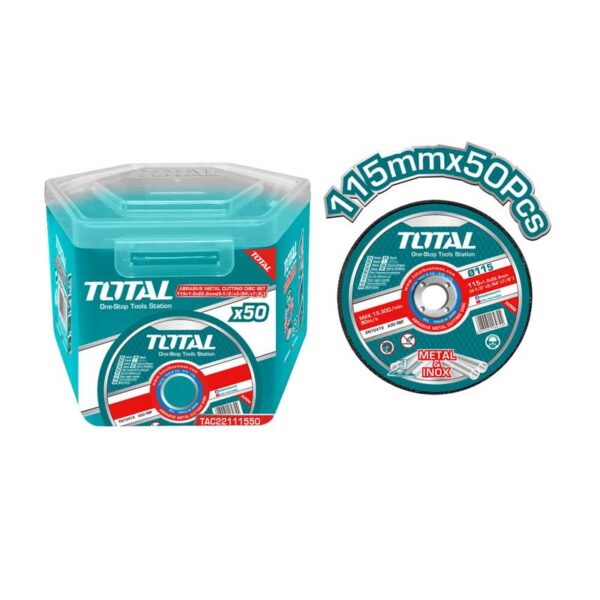 Total Stainless Steel Cutting Disc 4½&Quot; For Metal 50Pcs Tac22111550