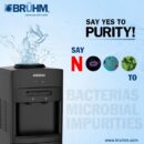 Bruhm Water Dispenser 2 Taps with Storage Cabinet White/Black BDS-1169